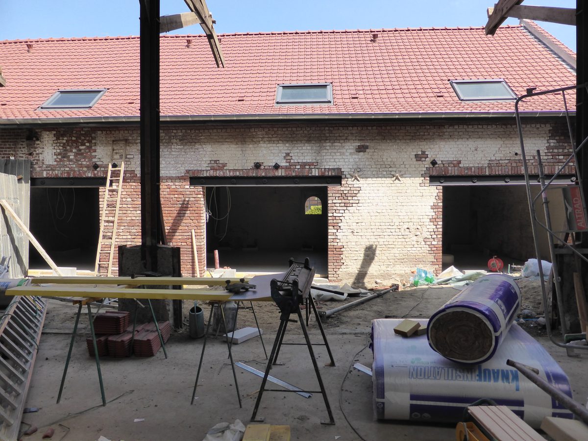 Aménagement intérieur d'un logement en cours